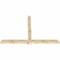 Ekena Millwork Eugene Rough Sawn Timber Gable Bracket, Douglas Fir, 108"W x 72"H x 4"D x 6"F, 16/12 Pitch GBW108X72X0406EUG00RDF - alternate 4